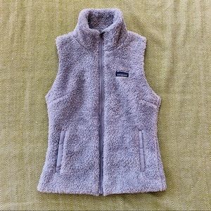 Patagonia Gray Fuzzy Vest Perfect Condition